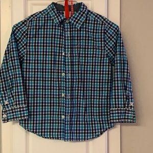 like new condition 5/6 boys Gymboree button up